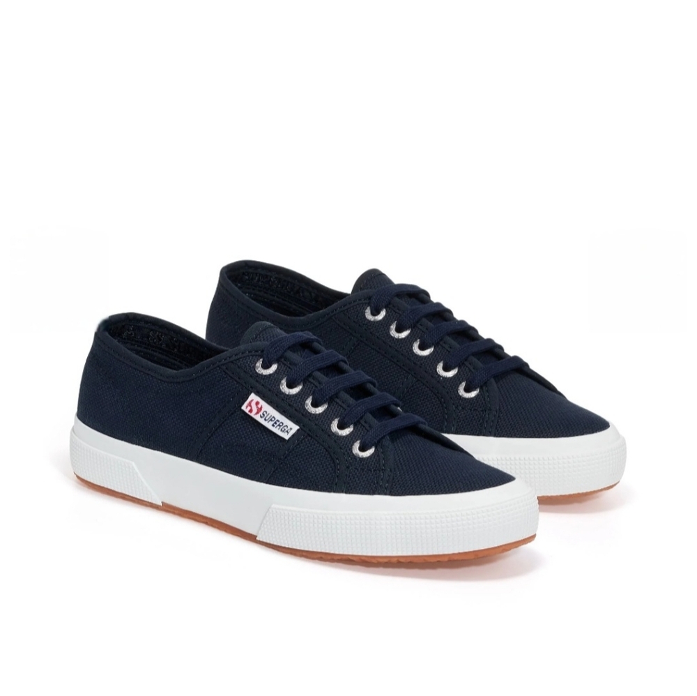 Superga 2750 Cotu Classic Sneakers - Navy White NEW NO BOX W 8.5 & 9